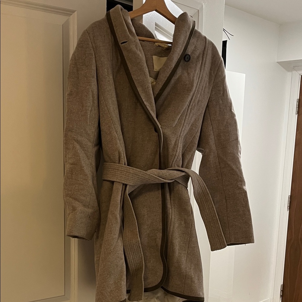 Aritzia/Wilfred Grey Cocoon Coat